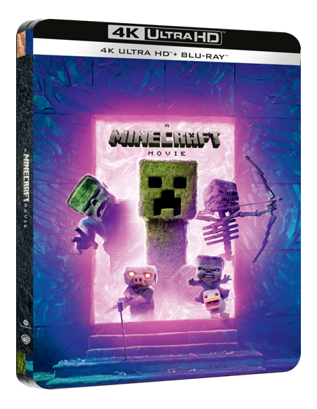 Film Minecraft (Un) Steelbook 4 'Portal' (4K Ultra Hd / Blu-Ray)