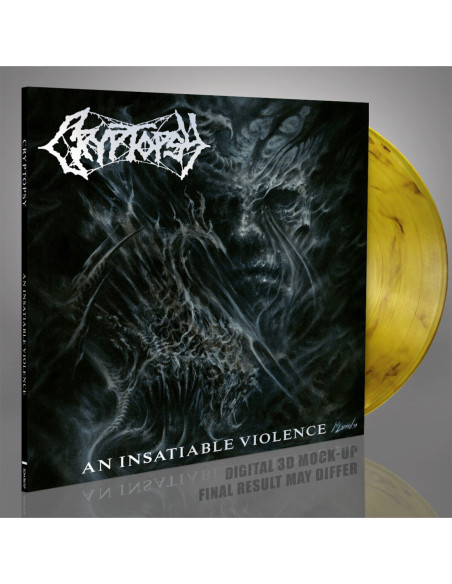 Cryptopsy - An Insatiable Violence (Transparent Yellow / Black Marbled Vinyl)