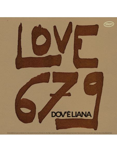 Dov'E Liana - Love 679 and Live 679 - Numerato