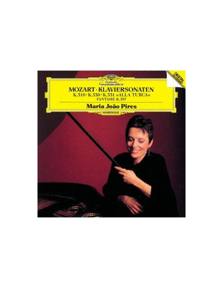 Maria Joao Pires - Mozart: Piano Sonatas Nos. 8. 10 and 11. Fantasy K.397 (Reissued:Uccs-50015) - (CD)