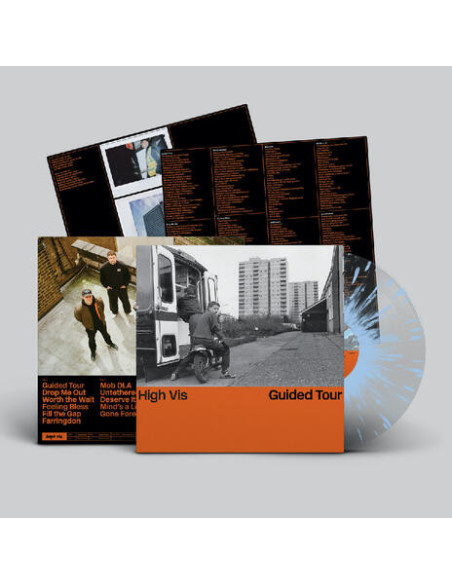 High Vis - Guided Tour (Clear Withbaby Blue Splatter)