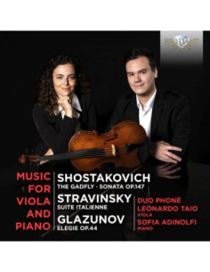 Duo Phone, Leonardo Taio Viola, Sofia Adinolfi Piano - 5 Pieces From The Gadfly, Op. 97 Sonata Op.147 - (CD)