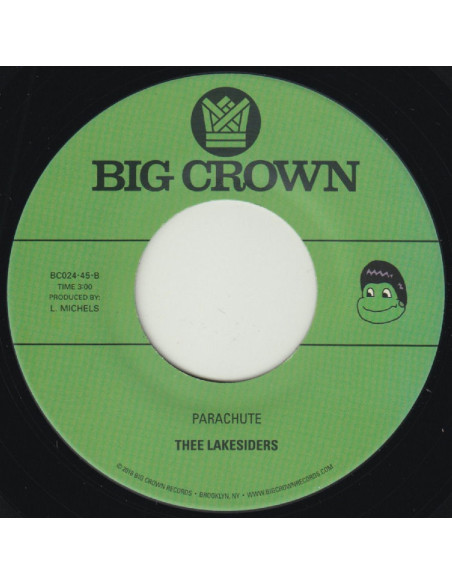 Thee Lakesiders - Parachute, Parachute (Instrumental) (Vinyl 7p Green Transparent)
