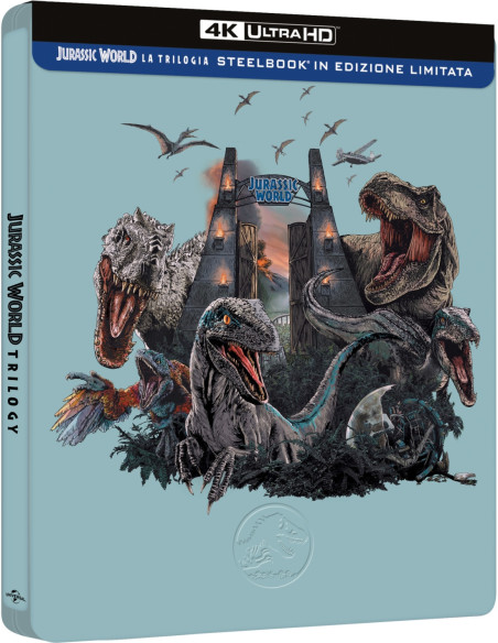 Jurassic World Trilogy Steelbook (3 4K Ultra Hd)