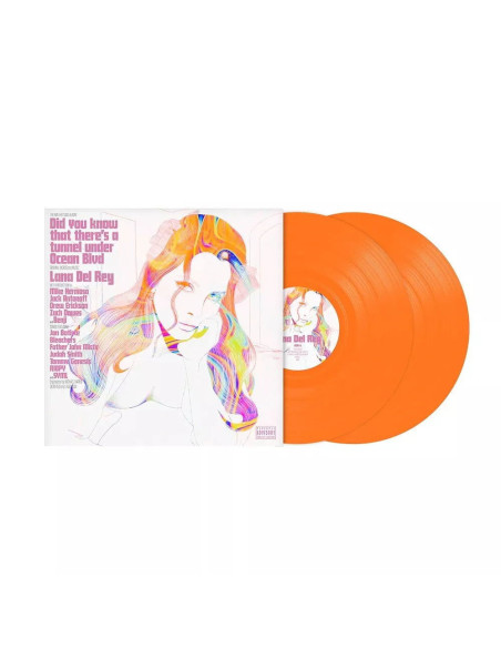 Lana Del Rey - Did You Know That There'S A Tunnel Under Ocean Blvd (Translucent Orange Vinyl)