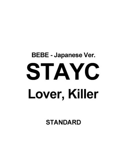 Stayc - Lover. Killer/Bebe -Japanese Ver.  Limited  (Trading Card) - (CD)