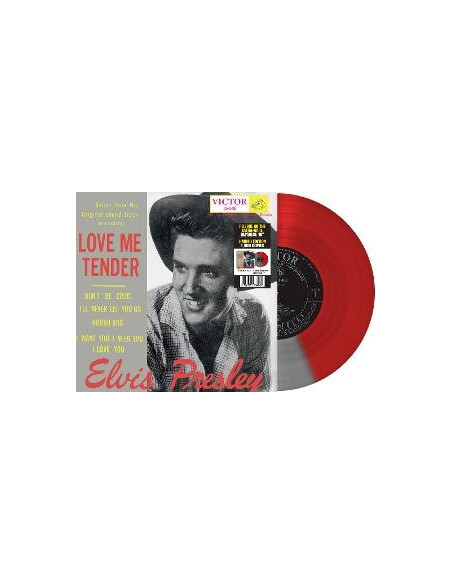 Presley Elvis - Love Me Tender (Japan) - 10p Half/Half Red and Silver Vinyl Ltd. Ed