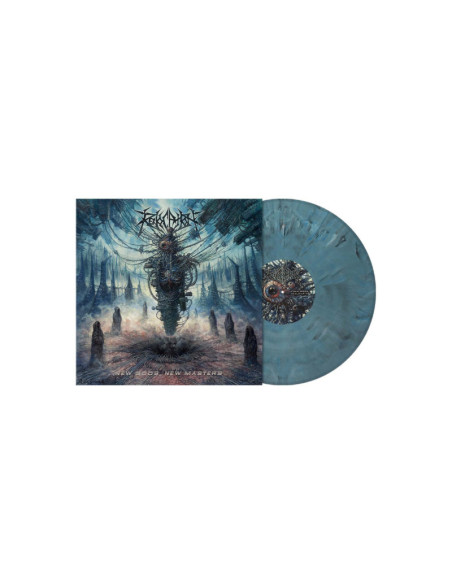 Revocation - New Gods, New Masters Blue and Grey Splatter Vinyl Ltd. Ed.