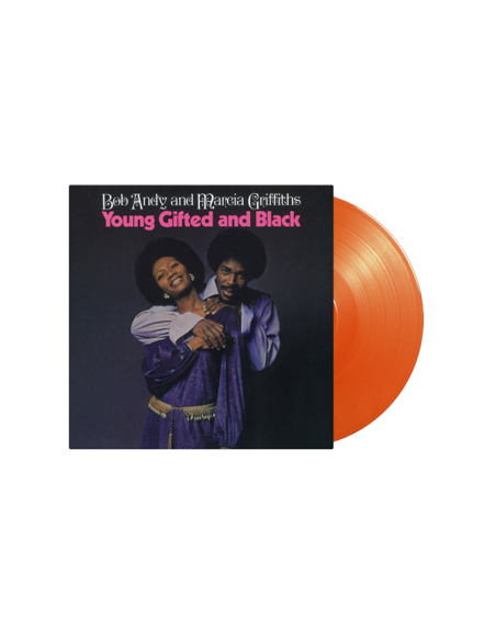 Bob Andy and Marcia Griffiths - Young Gifted And Black Orange Coloured edition