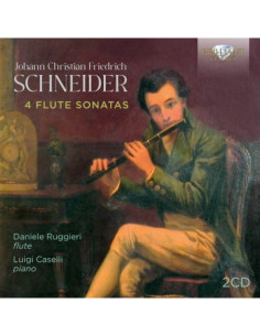 Daniele Ruggieri Flute and Luigi Caselli Piano - 4 Flute Sonatas - (CD)