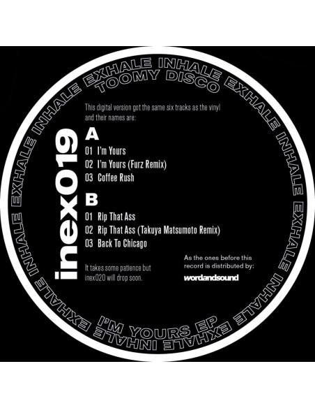 Toomy Disco - I'M Yours Ep
