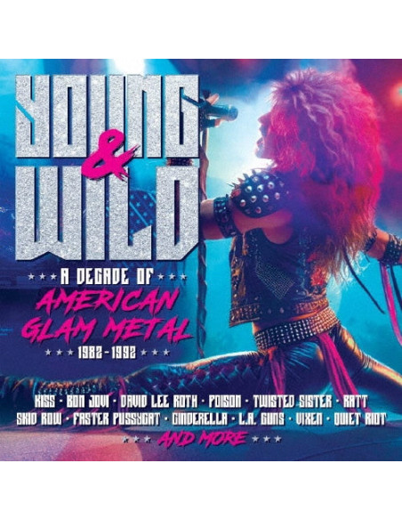 (Various Artists) - Young And Wild - A Decade Of American Glam Metal 1982-1992 (Box) - (CD)