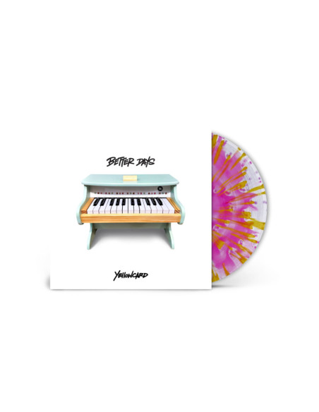 Yellowcard - Better Days Pink and Yellow Splatter Vinyl
