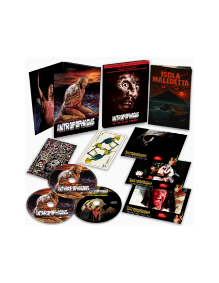 Antropophagus - 45Th Anniversary Deluxe Edition (Blu-Ray / Dvd / Cd / Comicbook / Postcards)