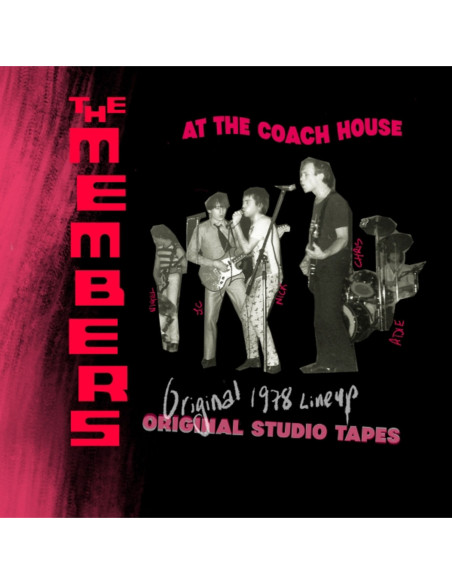 Members, The - At The Coach House - Original Studio Tapes Magenta Vinyl
