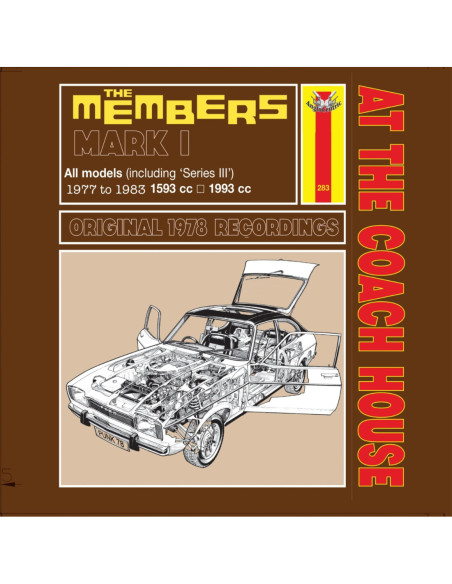 Members, The - At The Coach House - Original Studio Tapes Yellow Vinyl