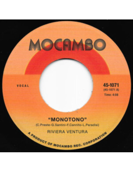 Riviera Ventura - Monotono, Con Te (7p)
