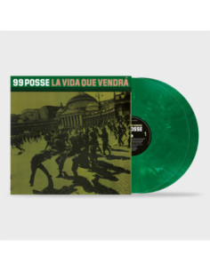 99 Posse - La Vida Que Vendrà - 2Lp Green Mix Yellow/White Con Remix