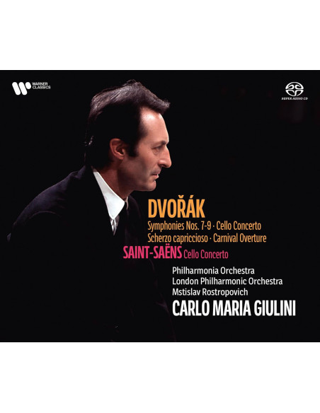 Giulini Carlo Maria Giulini - Dvorak Symphonies 7, 9 and Cello Concerto - (CD)