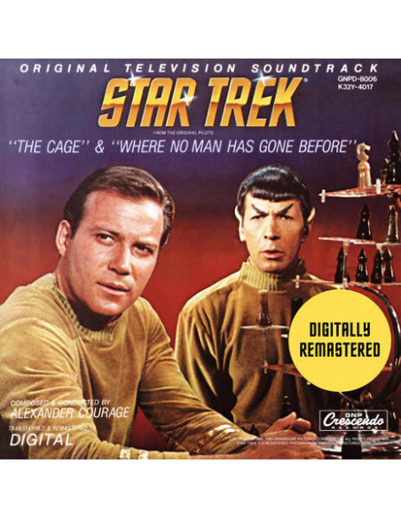 Courage, Alexander - Star Trek: The Cage and Where No Man Has G - (CD)