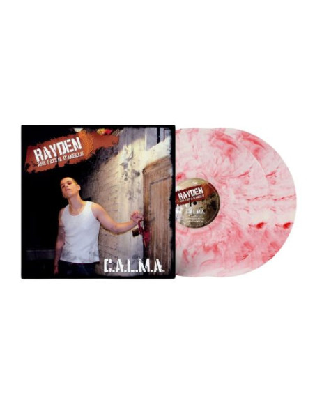Rayden - C.A.L.M.A. (Vinile Bianco and Rosso Marmorizzato Autografato)