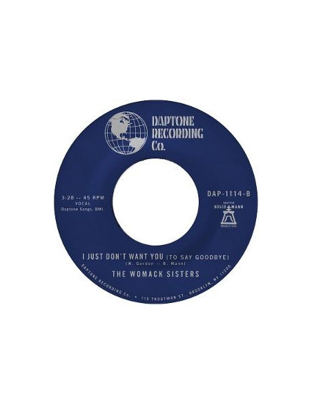 Womack Sisters The - If You Want Me, I Just Don T Want You (To Say Goodbye) (7p)