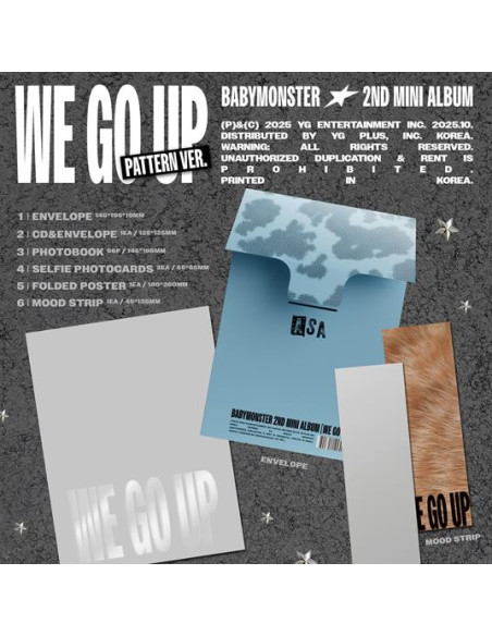 Babymonster - We Go Up - (CD) Int. Pattern / POB edition Ruka Version