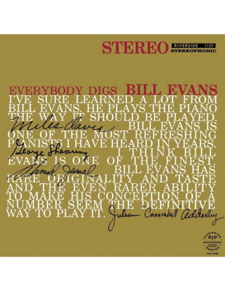 Bill Evans - Everybody Digs Bill Evans (W/Bonus Track(Plan)) - (CD)