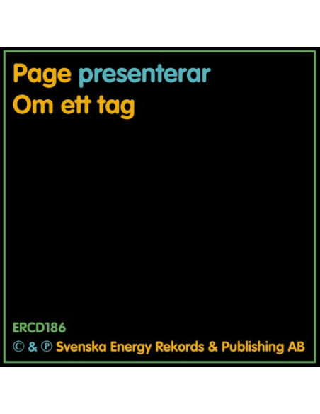 Page - Om Ett Tag Ep - (CD)