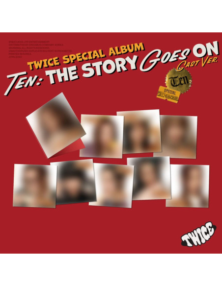Twice - Ten: The Story Goes On (Cast Version) - (CD)