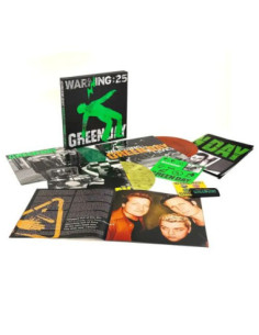 Green Day - Warning 25Th Anniversary 5Lp Verde Galassia / Giallo Marmorizzato E Arancione