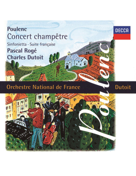 Charles Dutoit - Poulenc: Concert Champetre Suite Francaise Sinfonietta Etc. (Reissued:Uccs-503 - (CD)