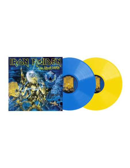 Iron Maiden - Live After Death - 40Th Anniversary Limited Edition Vinile Giallo E Blu Iron Maiden - Live After Death - 40Th Anniversary Limited Edition Vinile Giallo E Blu