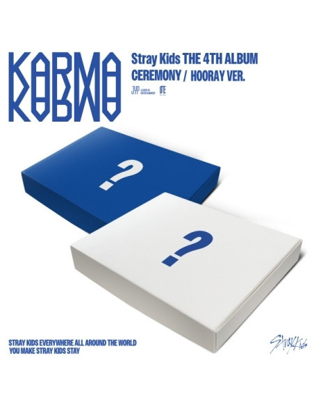 Stray Kids - Karma ( Ceremony - Hooray Version ) - (CD) Stray Kids - Karma ( Ceremony - Hooray Version ) - (CD)