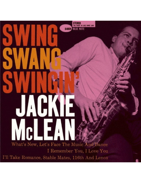 Jackie Mclean - Swing. Swang. Swingin` (Reissued:Uccu-5690) - (CD) Jackie Mclean - Swing. Swang. Swingin` (Reissued:Uccu-5690) - (CD)