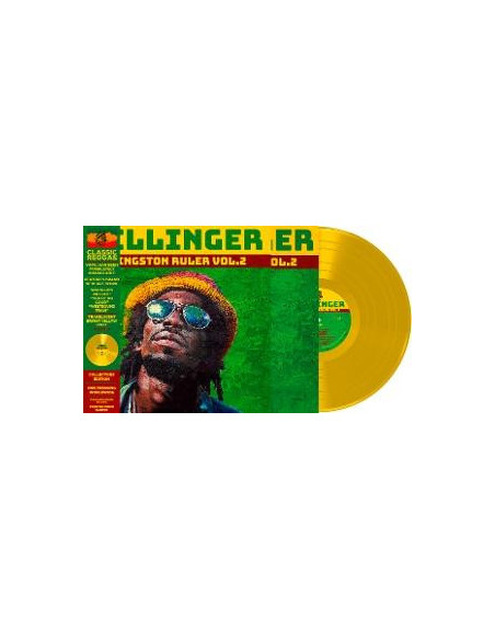 Dillinger - Kingston Ruler Vol.2 (Vinyl Yellow) Dillinger - Kingston Ruler Vol.2 (Vinyl Yellow)