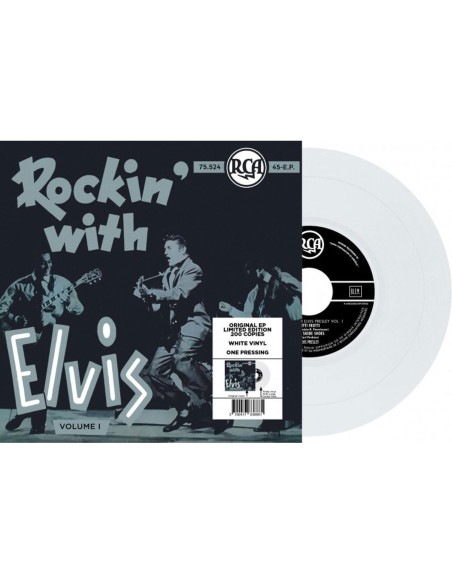 Presley Elvis - Ep Etranger n.19 - Rockin' With Elvis (Volume I) (Belgium) (7 Vinyl White) Presley Elvis - Ep Etranger n.19 - Rockin' With Elvis (Volume I) (Belgium) (7 Vinyl White)