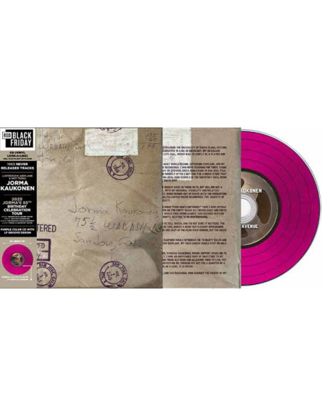 Kaukonen Jorma - Wabash Avenue (Cd Purple Limited Edt.) (Black Friday 2025) Kaukonen Jorma - Wabash Avenue (Cd Purple Limited Edt.) (Black Friday 2025)