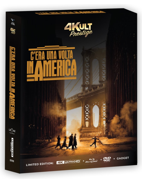 C'era Una Volta In America (Prestige Edition) (2 4K Ultra Hd / 2 Blu-Ray Hd / 2 Dvd) C'era Una Volta In America (Prestige Edition) (2 4K Ultra Hd / 2 Blu-Ray Hd / 2 Dvd)