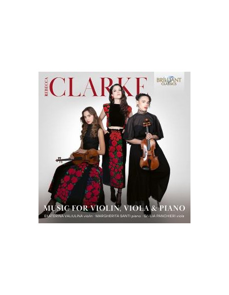 Ekaterina Valiulina Violin, Giulia Panchieri Viola and Margherita Santi Piano - Music For Violin, Viola and Piano - (CD)