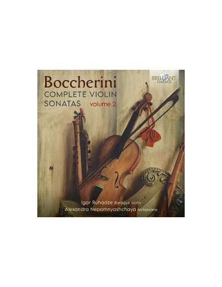 Igor Ruhadze Baroque Violin and Alexandra Nepomnyashchaya Fortepiano - Complete Violin Sonatas, Volume 2 - (CD)