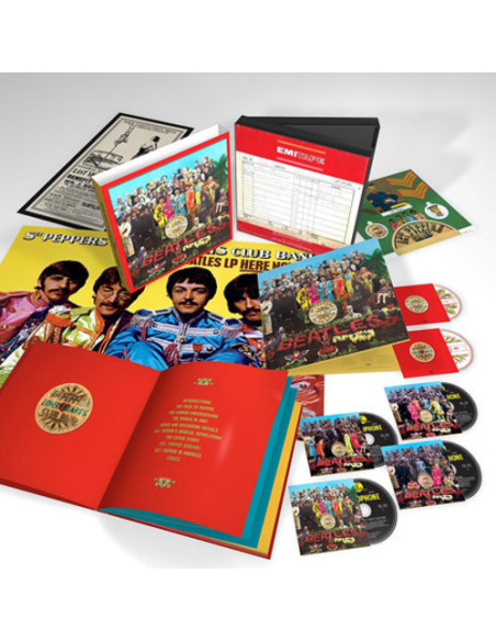 Beatles The - Sgt. Pepper'S Lonely Hearts Club Band (5Box 4Cd/Dvd/Br) - (CD)