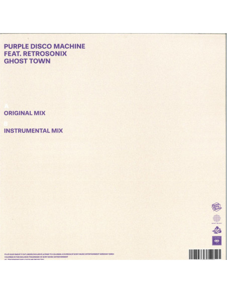 Purple Disco Machine( Feat. Retrosonix) - Ghost Town (12p)