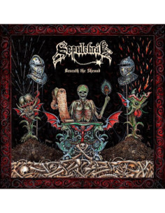 Sepulchral - Beneath The Shroud Transparent Red Vinyl