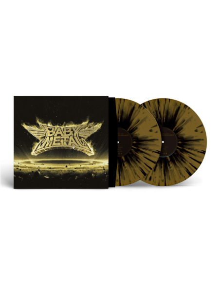 Babymetal - Metal Resistance 2 LP Gold and Black Splatter black paper inners