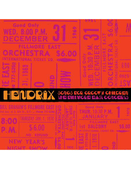 Hendrix Jimi - Songs For Groovy Children: The Fillmore East Concerts (Box 8 Lp)