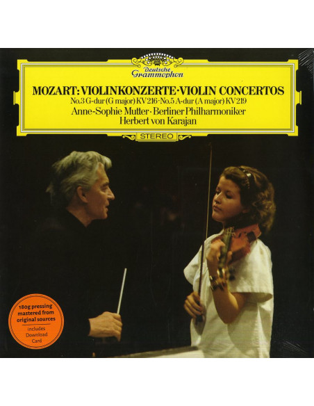 Mutter Anne Sophie, Karajan - Concerti Per Violino No.3 E No.5 (2016)(Lp180Gr)