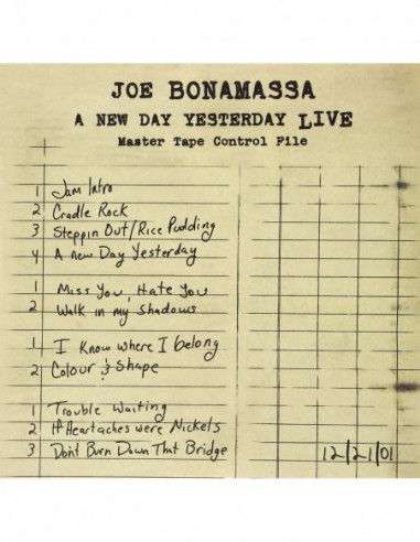 Bonamassa Joe - A New Day Yesterday...