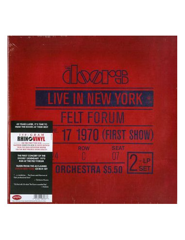 Doors The - Live In New York January...