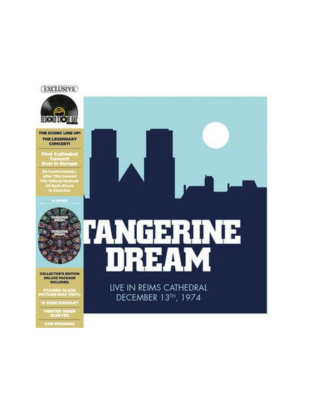 Tangerine Dream - Live At The Reims Cathedral 1974 (Vinyl Blue & Yellow Limited Edt.) (Rsd 21)